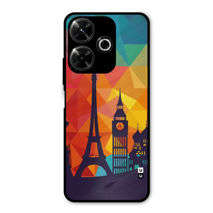 London Art Metal Back Case for Redmi 13 5G
