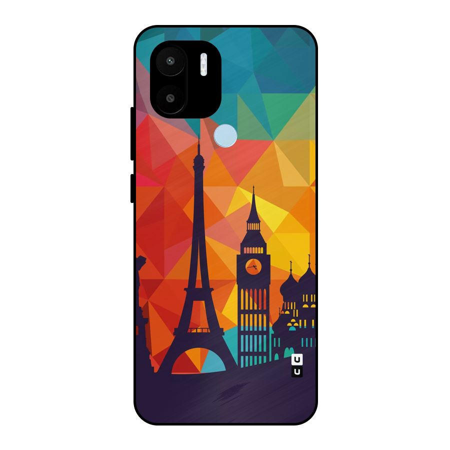 London Art Metal Back Case for Redmi A1+