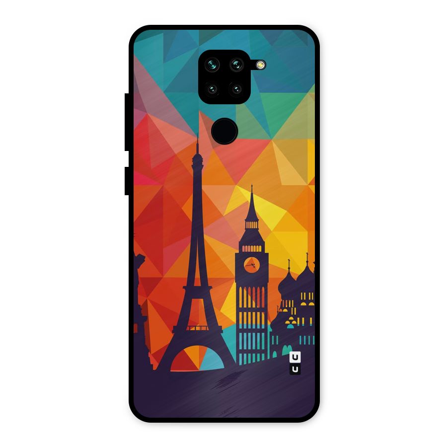 London Art Metal Back Case for Redmi Note 9