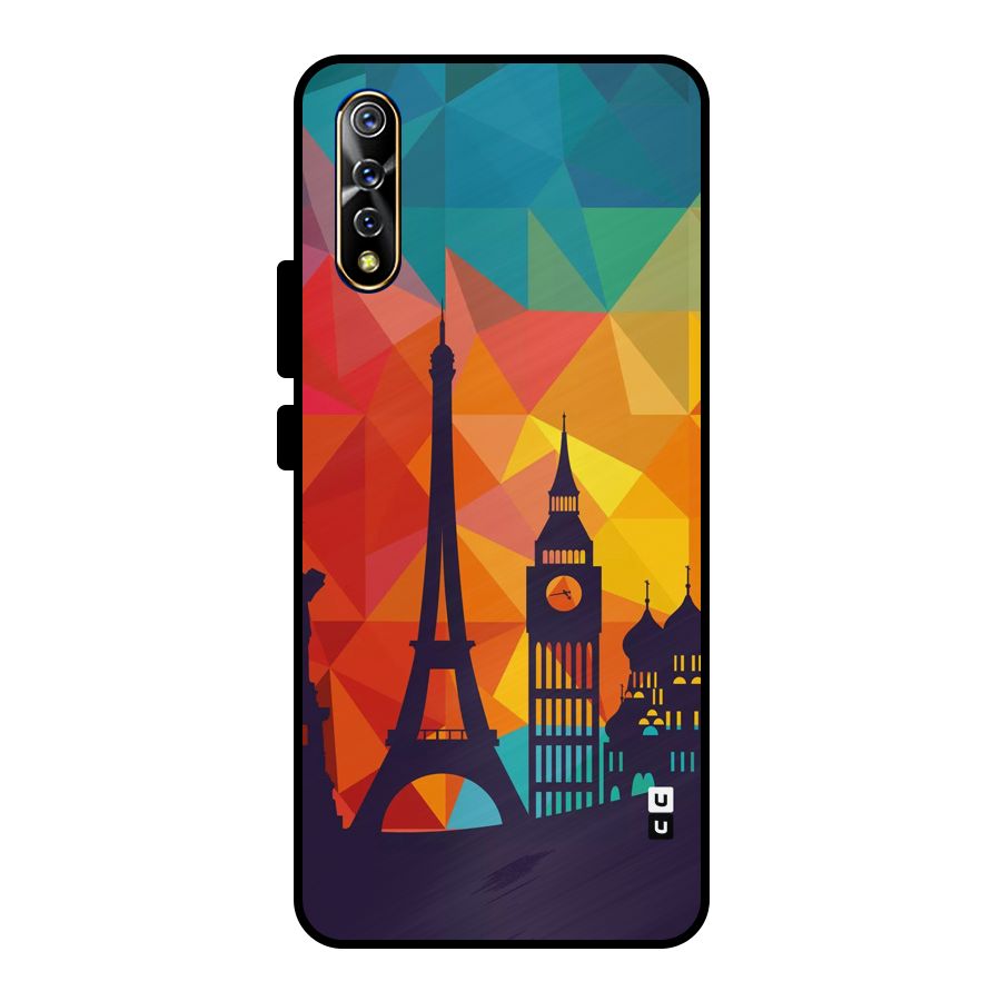 London Art Metal Back Case for Vivo S1