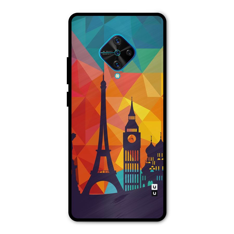 London Art Metal Back Case for Vivo S1 Pro