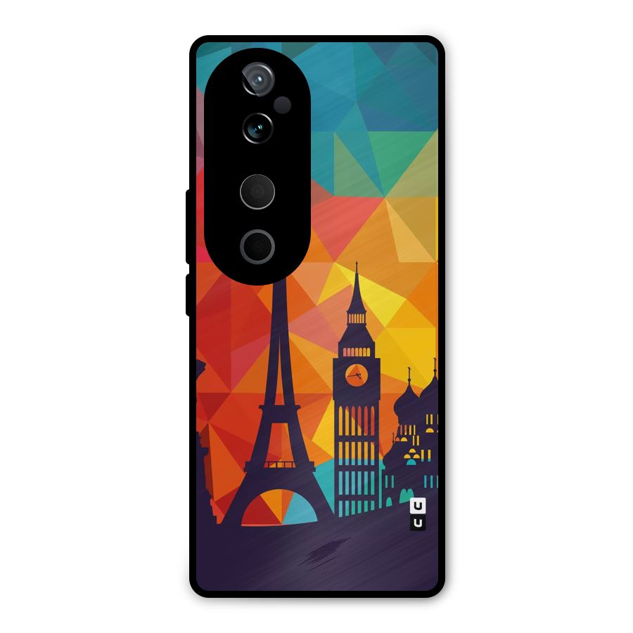 London Art Metal Back Case for Vivo T3 Ultra