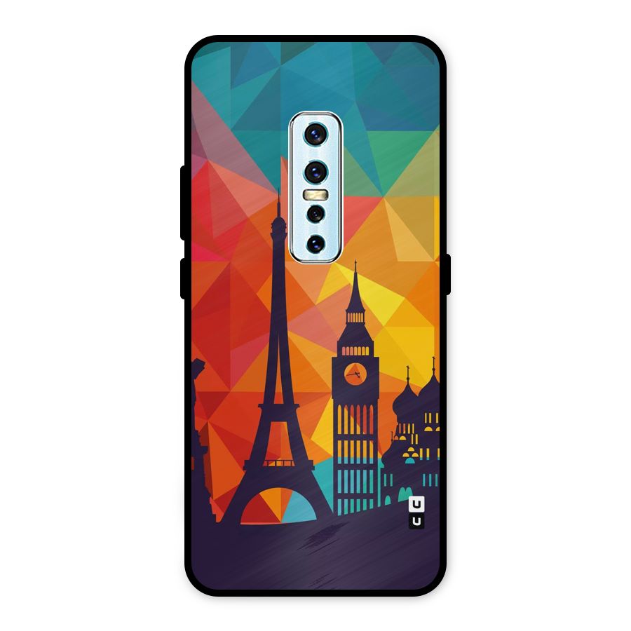 London Art Metal Back Case for Vivo V17 Pro