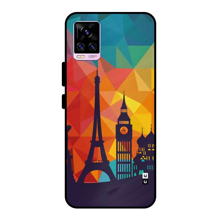 London Art Metal Back Case for Vivo V20 Pro