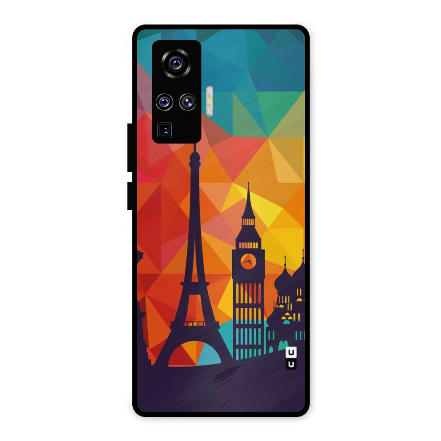 London Art Metal Back Case for Vivo X50 Pro
