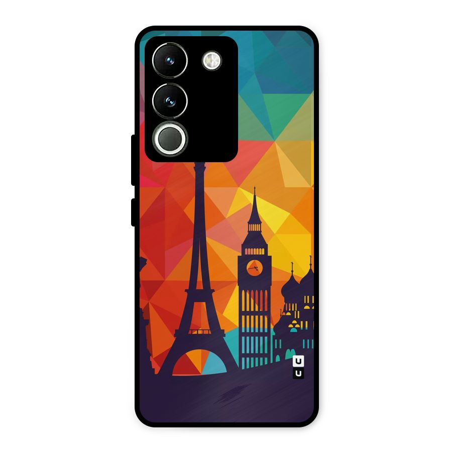 London Art Metal Back Case for Vivo Y200