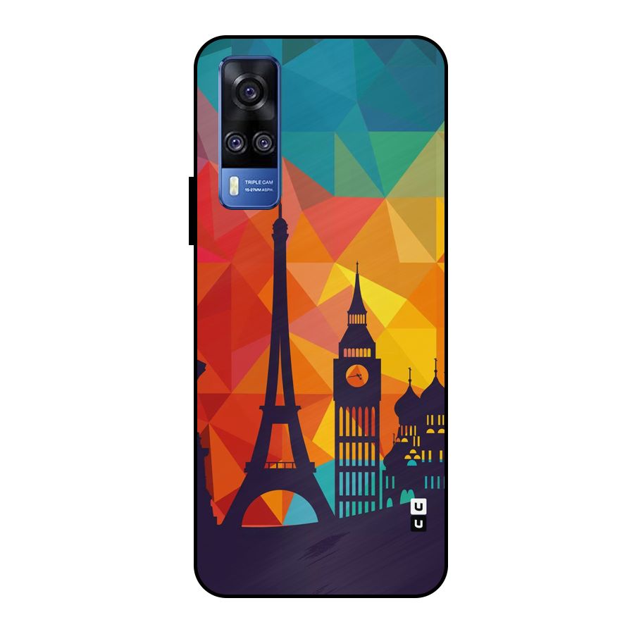 London Art Metal Back Case for Vivo Y51