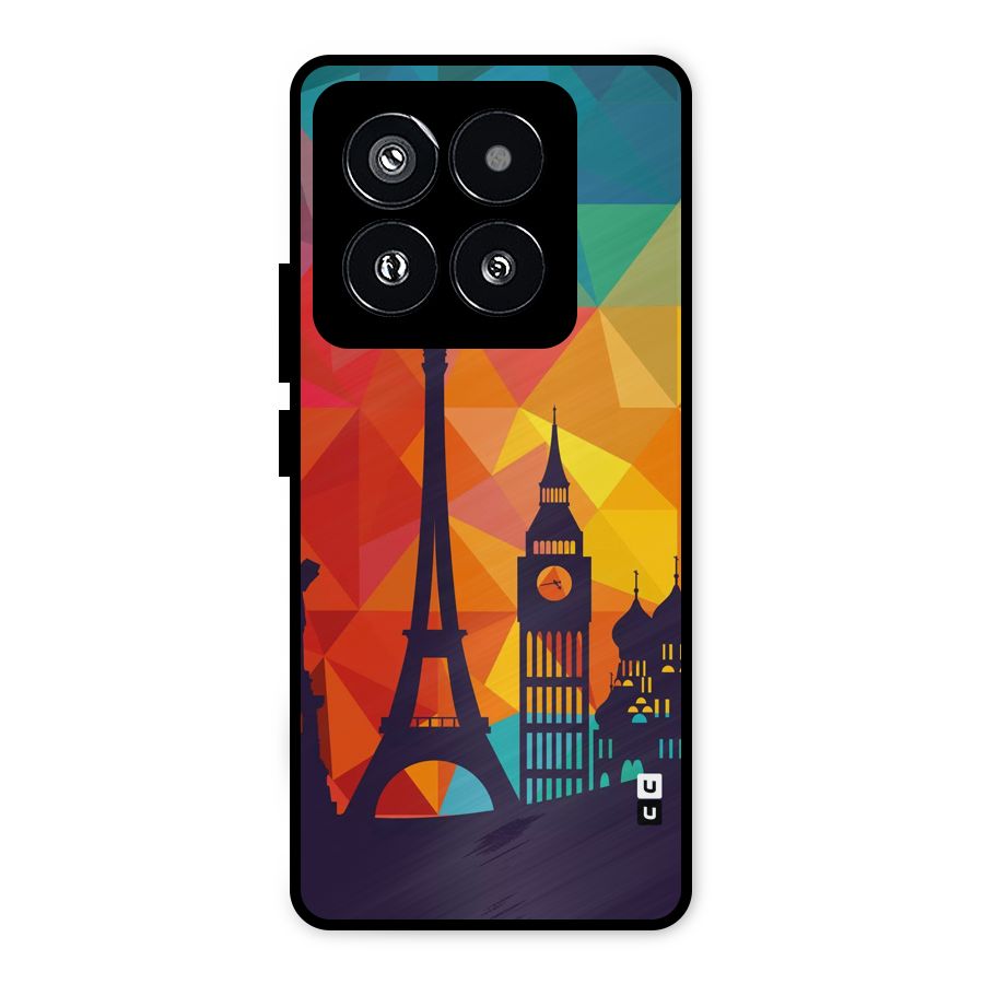 London Art Metal Back Case for Xiaomi 14 Pro