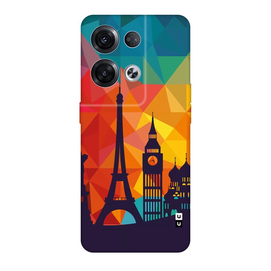 London Art Original Polycarbonate Back Case for Oppo Reno8 Pro 5G