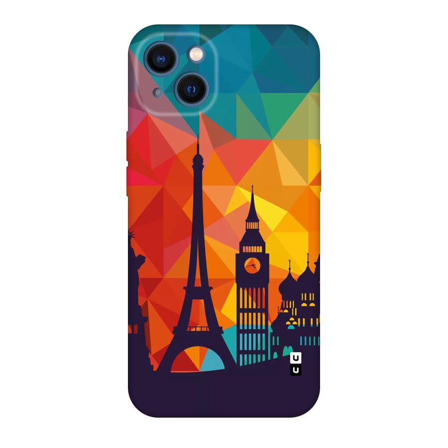 London Art Original Polycarbonate Back Case for iPhone 13