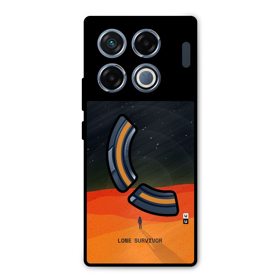 Lone Survivor Metal Back Case for Infinix GT 20 Pro