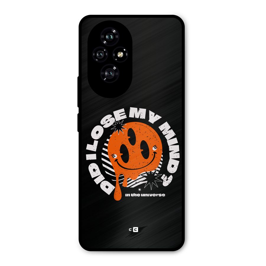 Loose My Mind Metal Back Case for Honor 200
