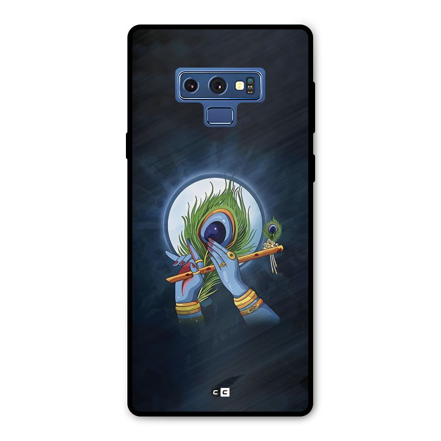 Lord Krishna Flute Metal Back Case for Galaxy Note 9