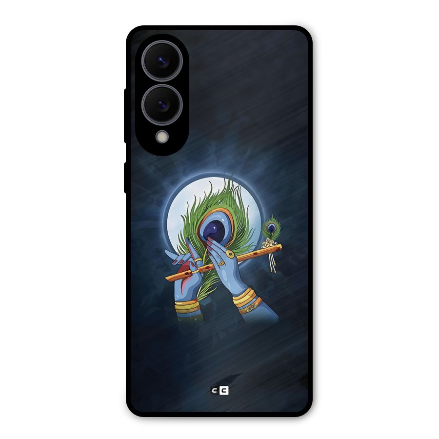 Lord Krishna Flute Metal Back Case for Galaxy S25 Edge