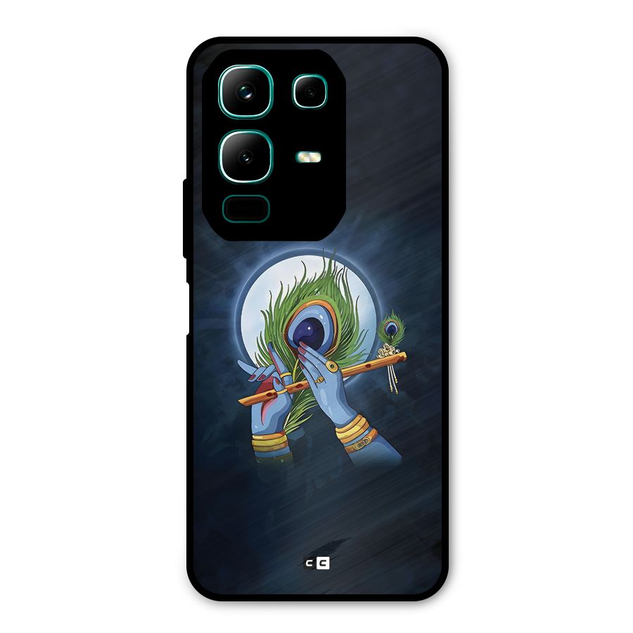 Lord Krishna Flute Metal Back Case for Infinix Note 50x