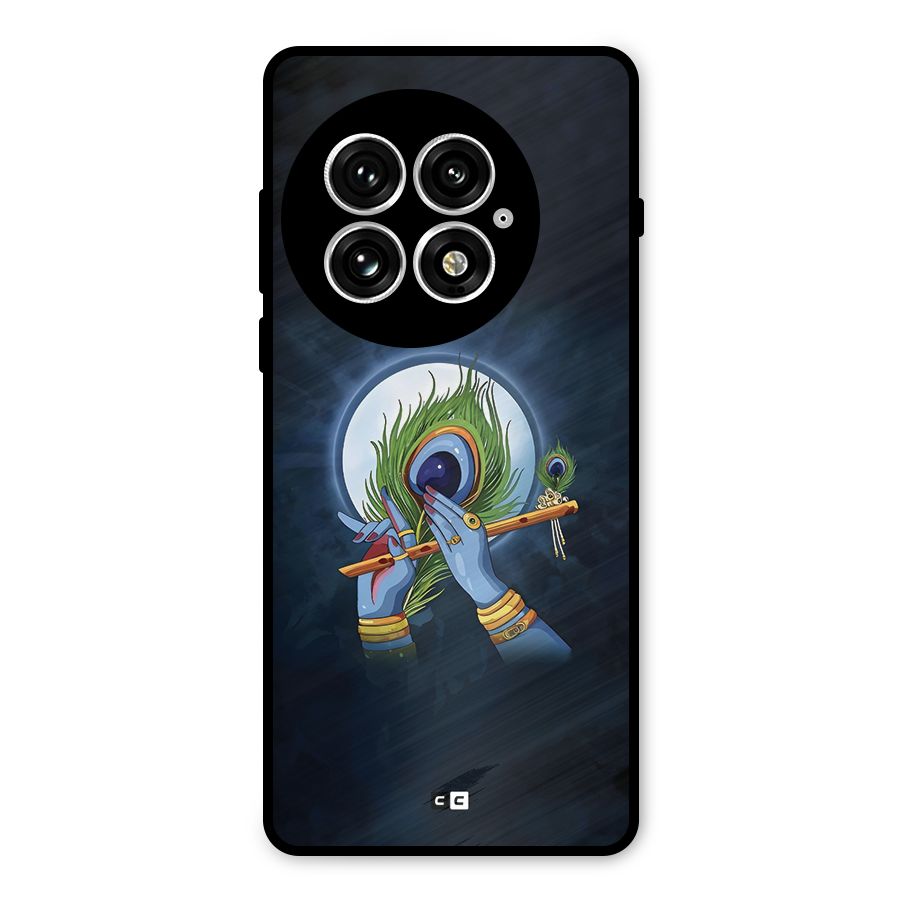 Lord Krishna Flute Metal Back Case for OnePlus 13