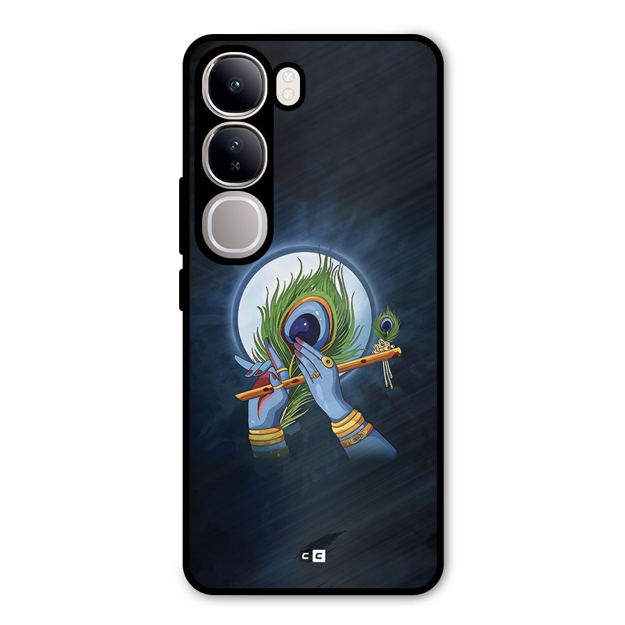 Lord Krishna Flute Metal Back Case for Vivo Y300