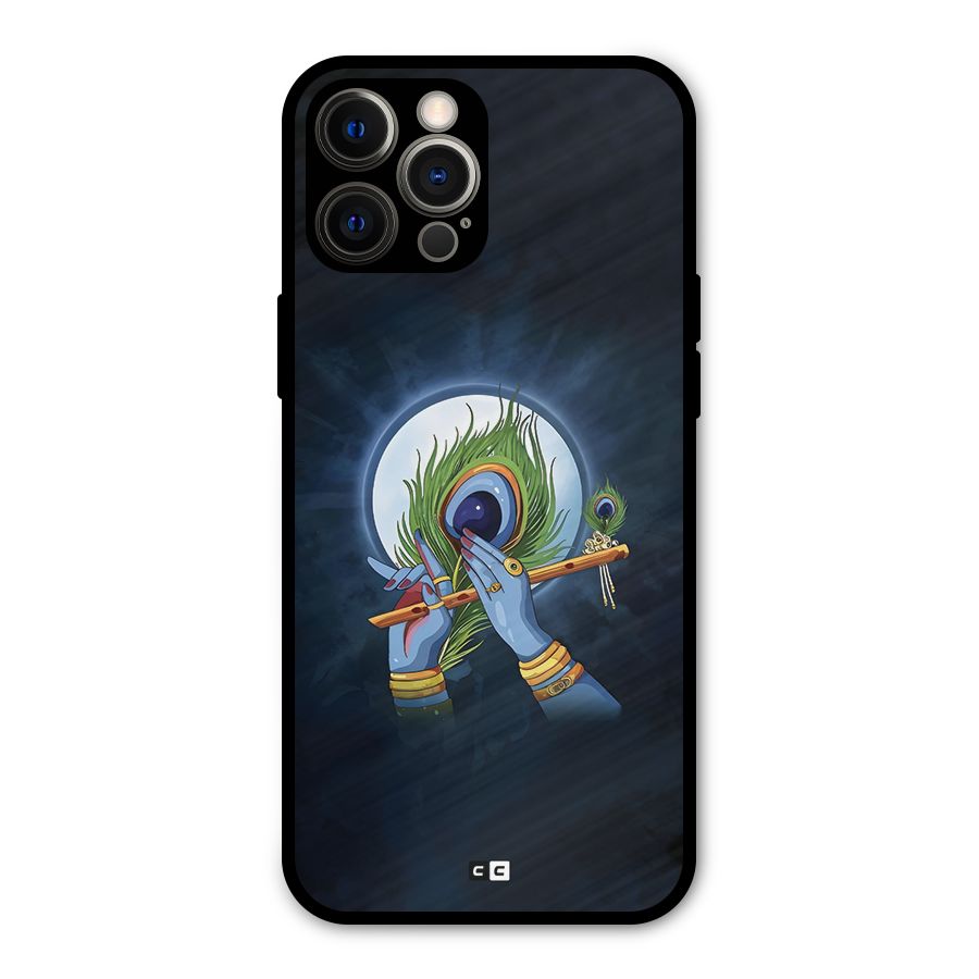 Lord Krishna Flute Metal Back Case for iPhone 12 Pro Max