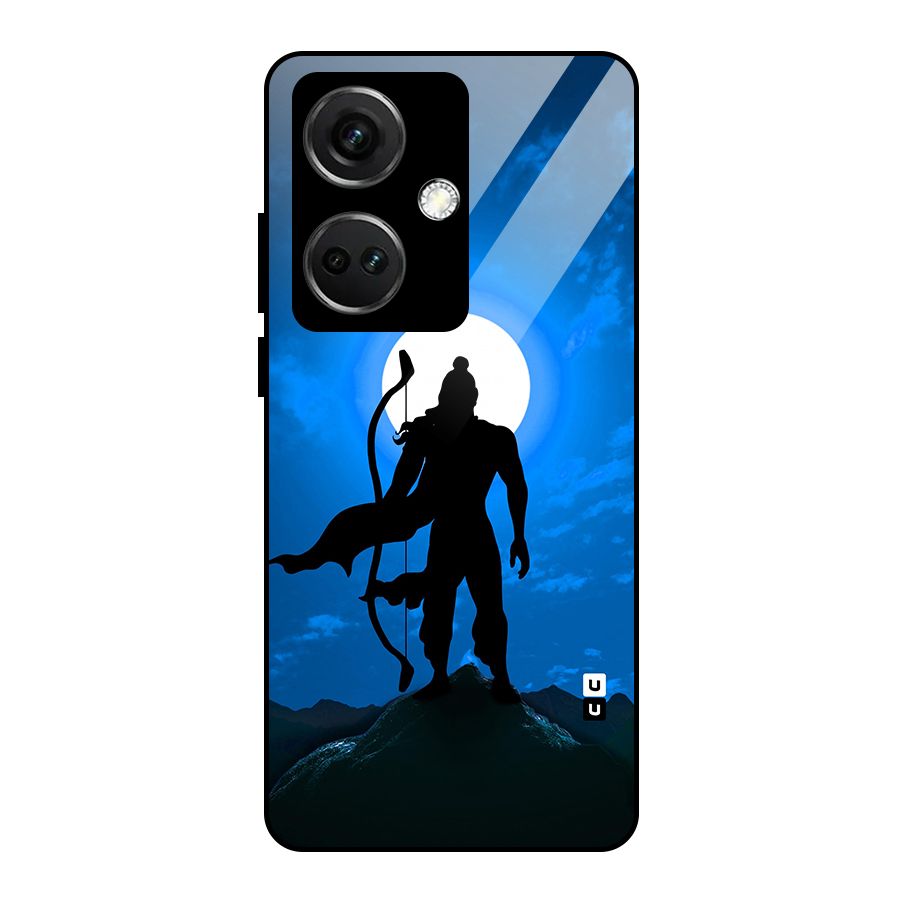Lord Ram Illustration Glass Back Case for OnePlus Nord CE 3 5G