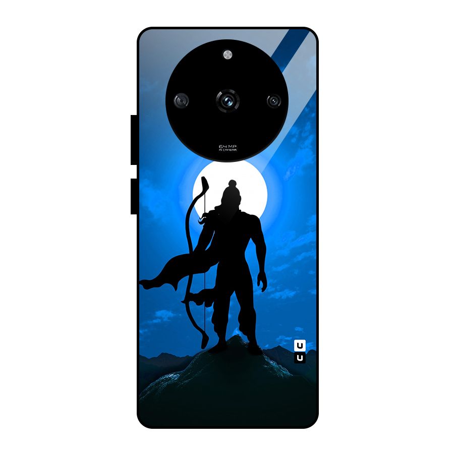 Lord Ram Illustration Glass Back Case for Realme Narzo 60 5G