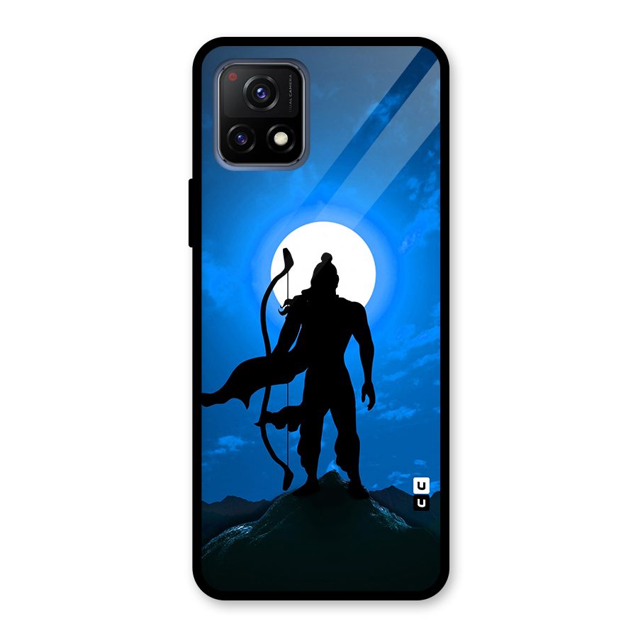 Lord Ram Illustration Glass Back Case for Vivo Y72 5G