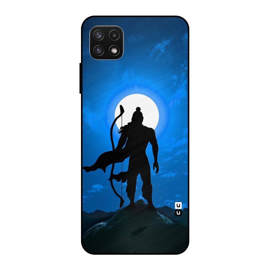 Lord Ram Illustration Metal Back Case for Galaxy A22 5G