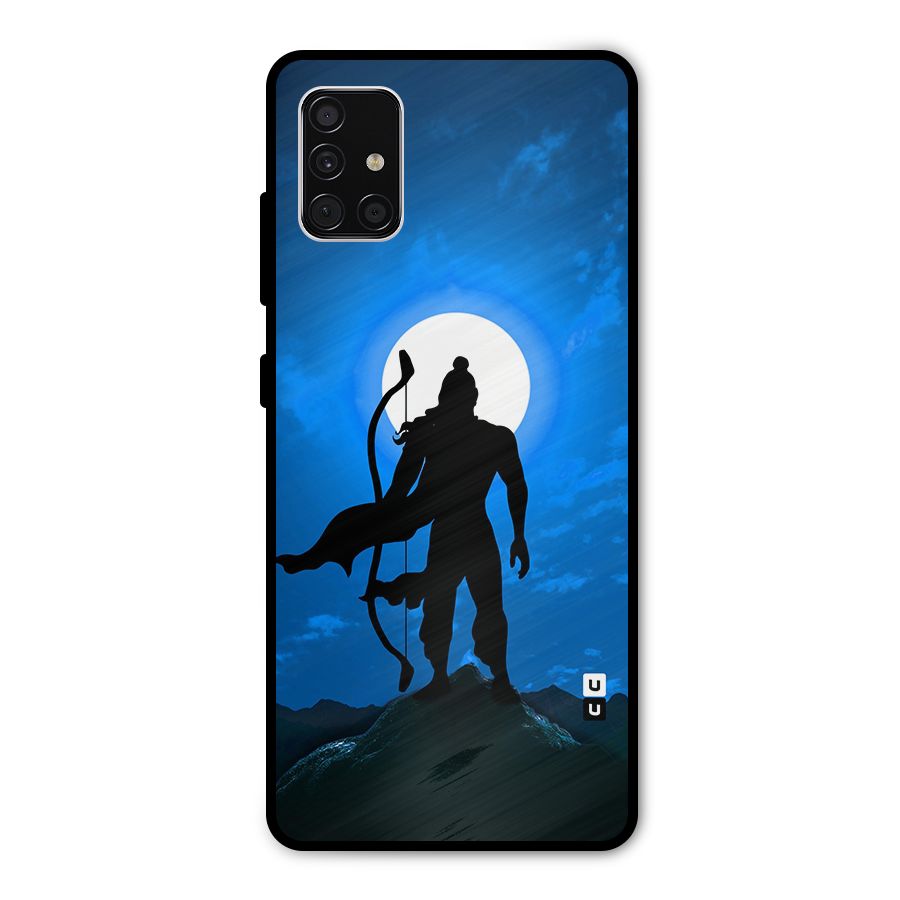 Lord Ram Illustration Metal Back Case for Galaxy A51