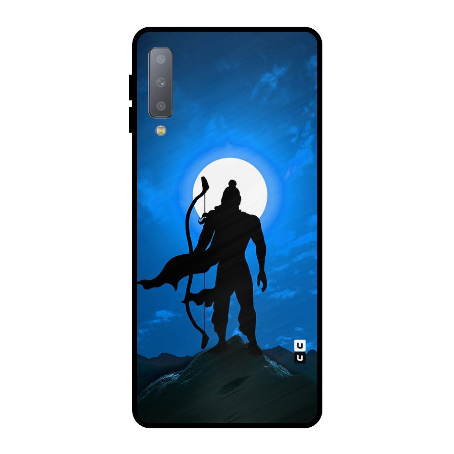 Lord Ram Illustration Metal Back Case for Galaxy A7 (2018)