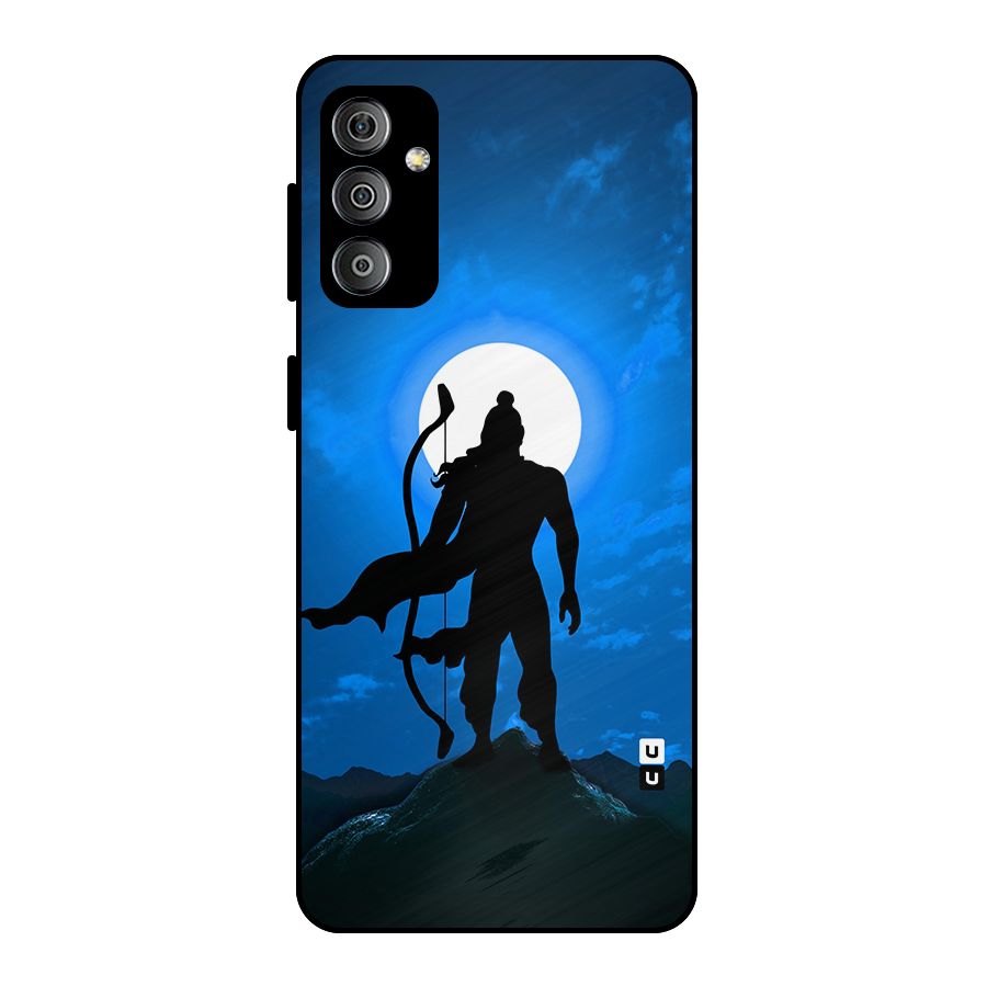 Lord Ram Illustration Metal Back Case for Galaxy F23