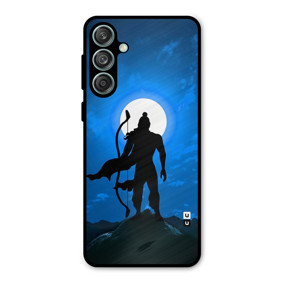 Lord Ram Illustration Metal Back Case for Galaxy M55 5G