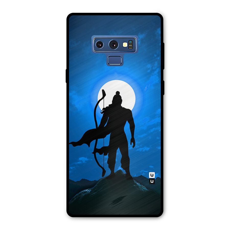 Lord Ram Illustration Metal Back Case for Galaxy Note 9