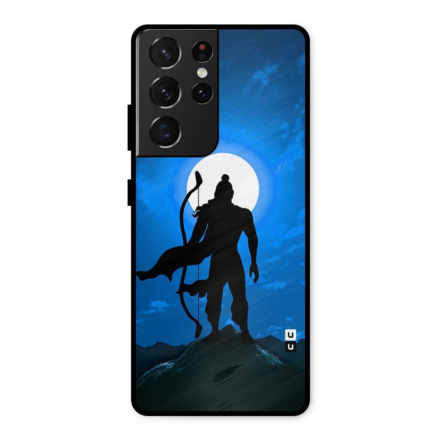 Lord Ram Illustration Metal Back Case for Galaxy S21 Ultra 5G