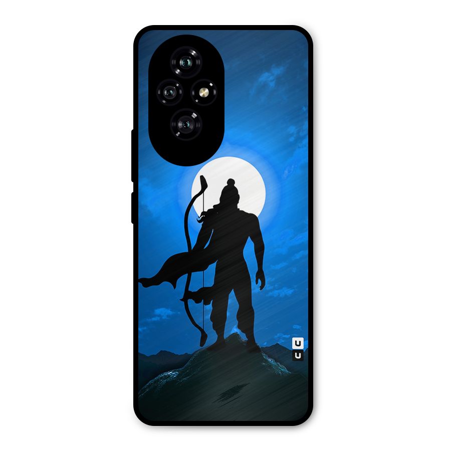 Lord Ram Illustration Metal Back Case for Honor 200