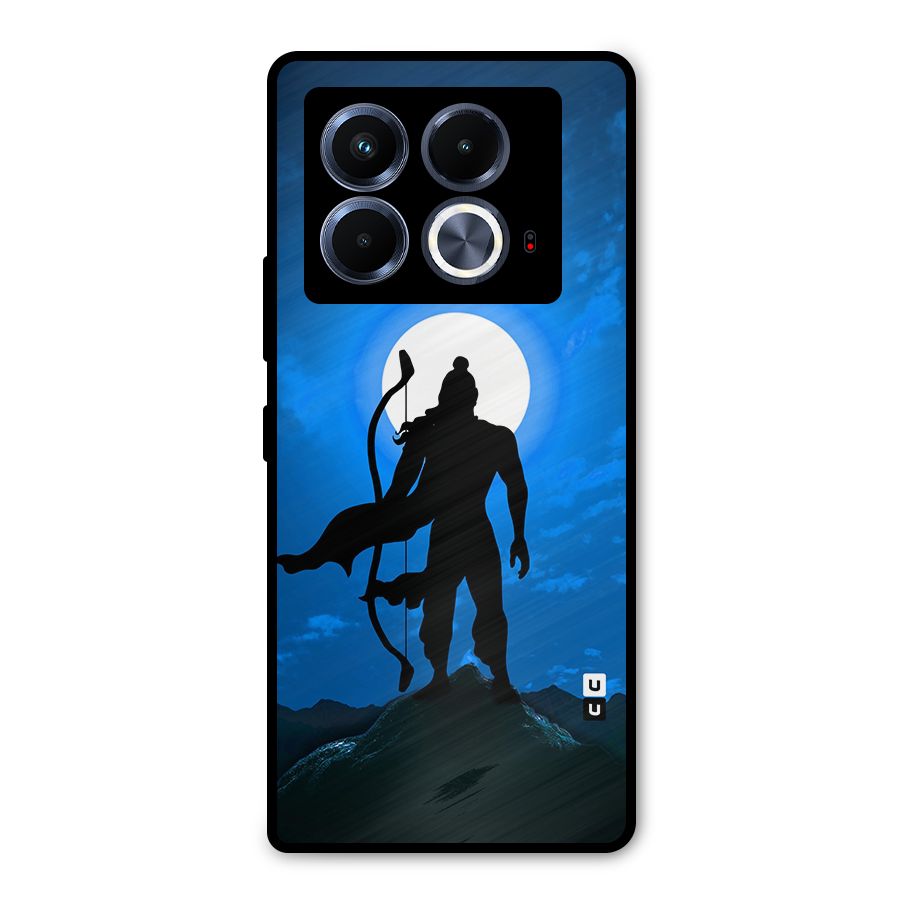 Lord Ram Illustration Metal Back Case for Infinix Note 40 5G