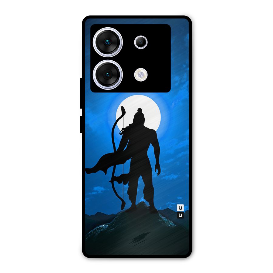 Lord Ram Illustration Metal Back Case for Infinix Zero 30 5G