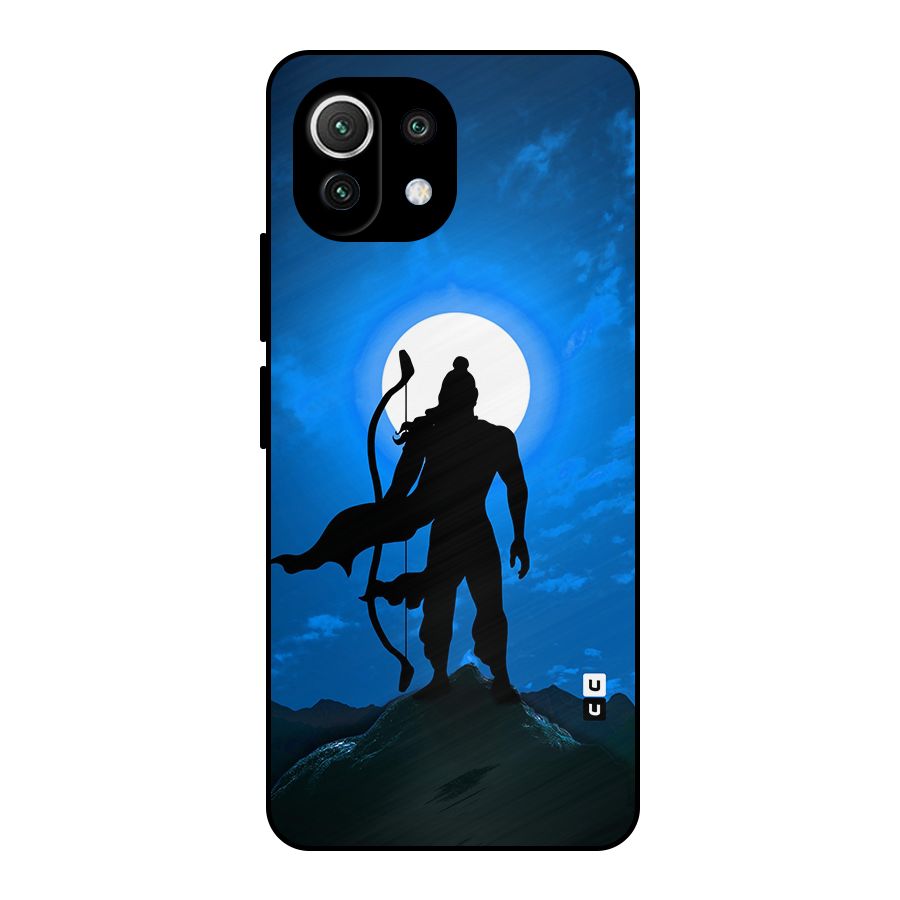Lord Ram Illustration Metal Back Case for Mi 11 Lite NE 5G