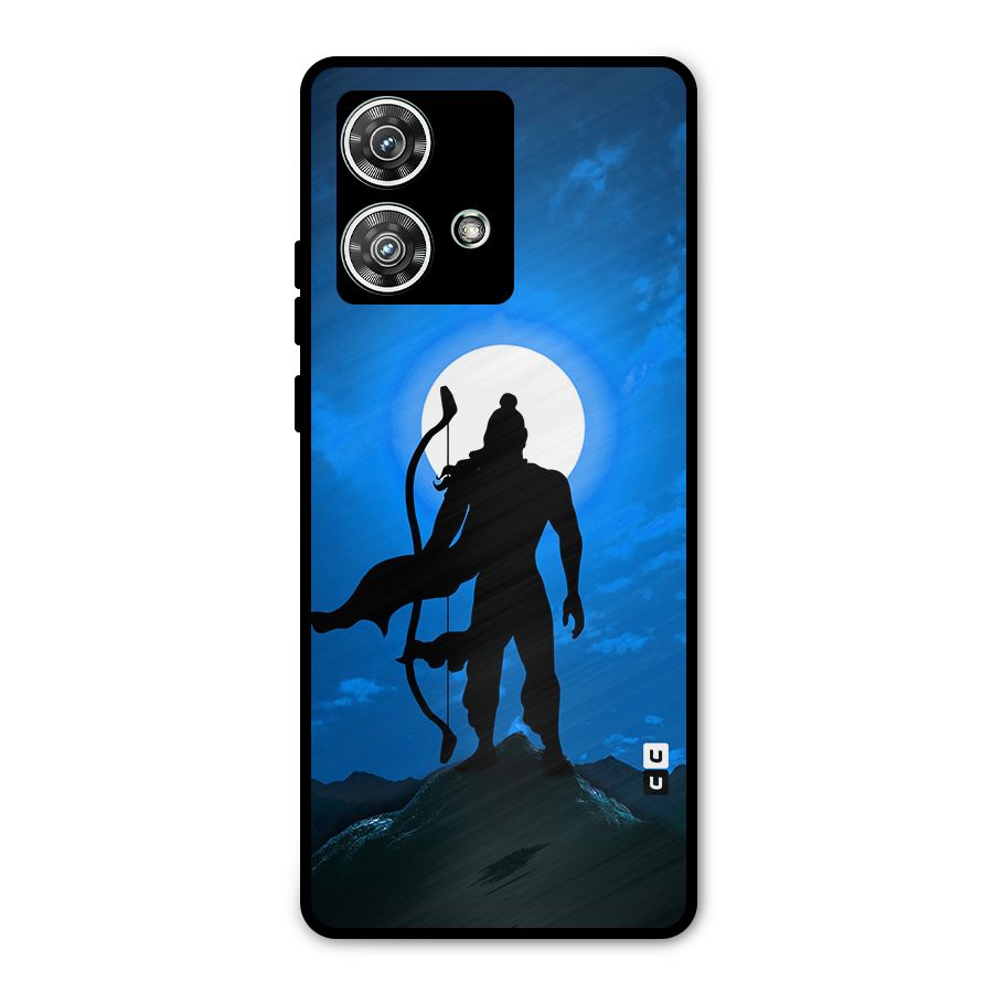 Lord Ram Illustration Metal Back Case for Motorola Edge 40 Neo