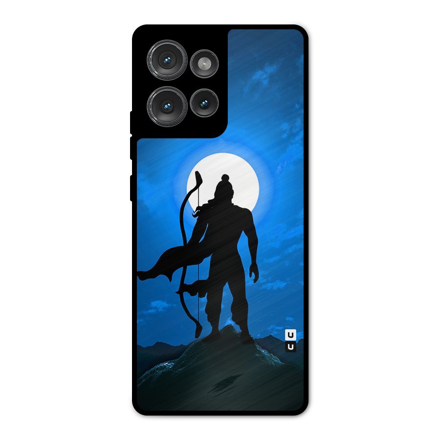 Lord Ram Illustration Metal Back Case for Motorola Edge 50