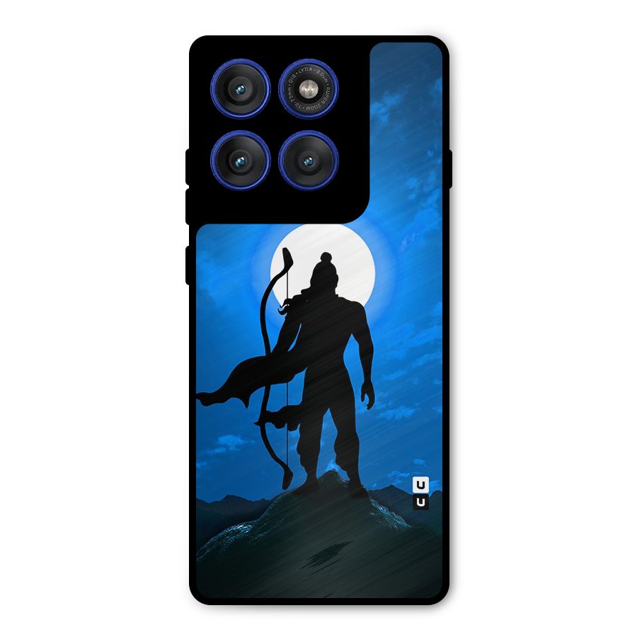 Lord Ram Illustration Metal Back Case for Motorola Edge 60 Pro