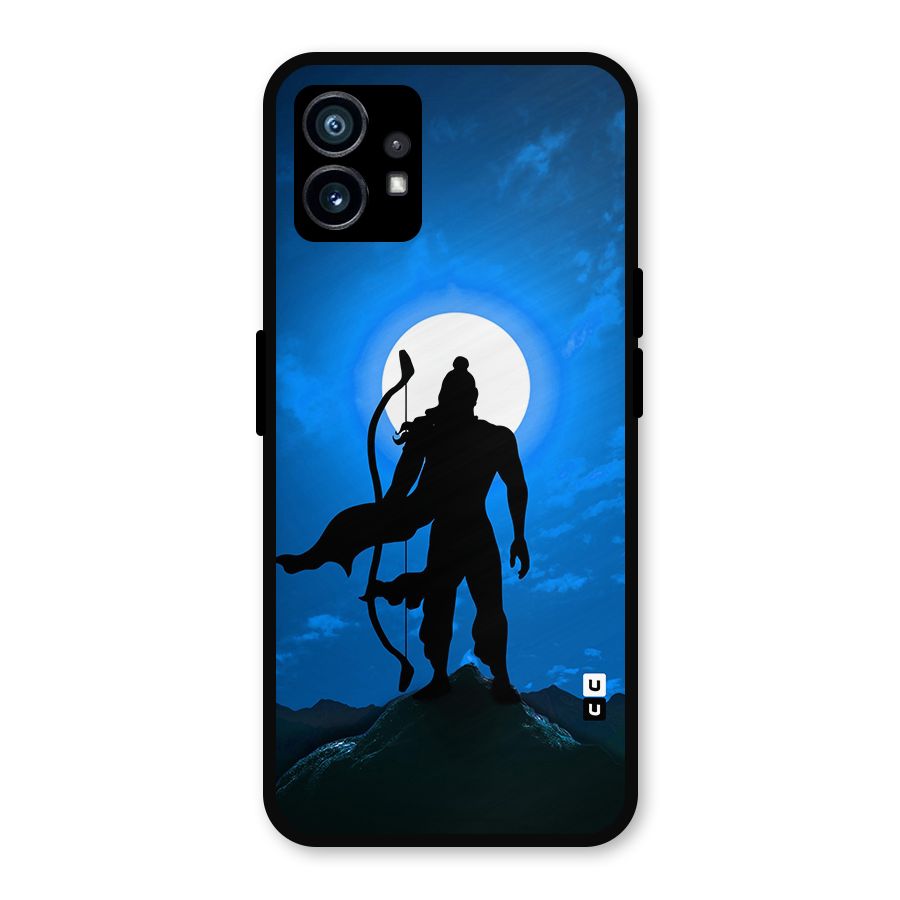 Lord Ram Illustration Metal Back Case for Nothing Phone 1