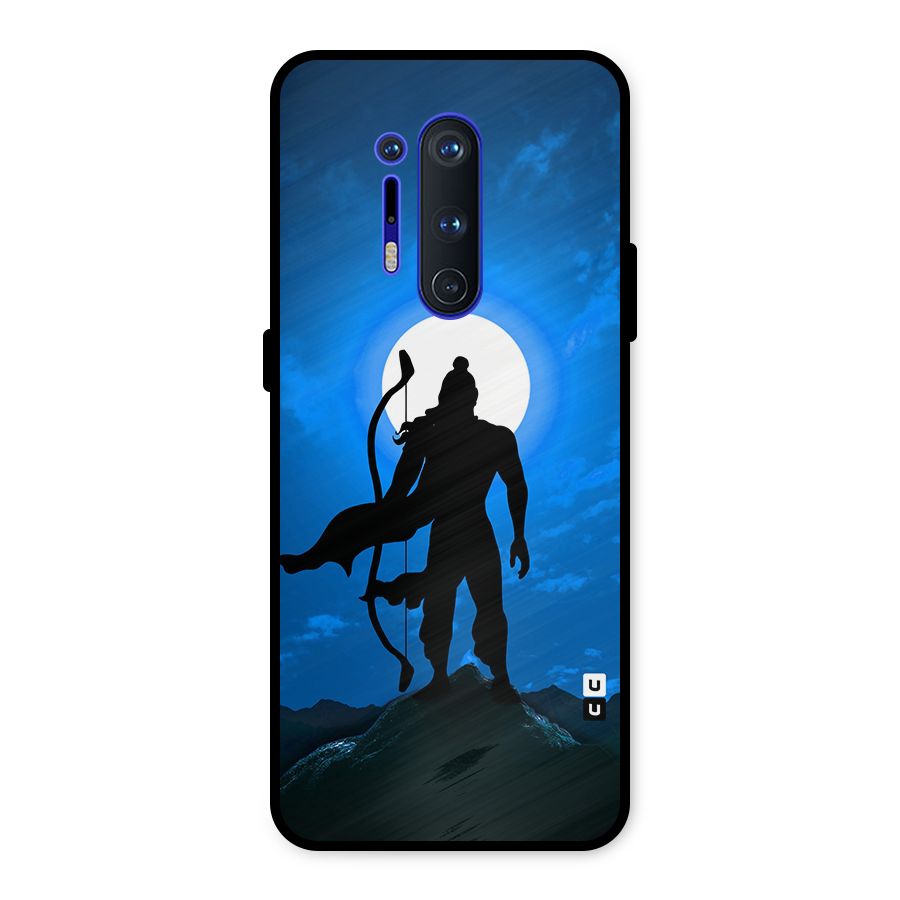 Lord Ram Illustration Metal Back Case for OnePlus 8 Pro