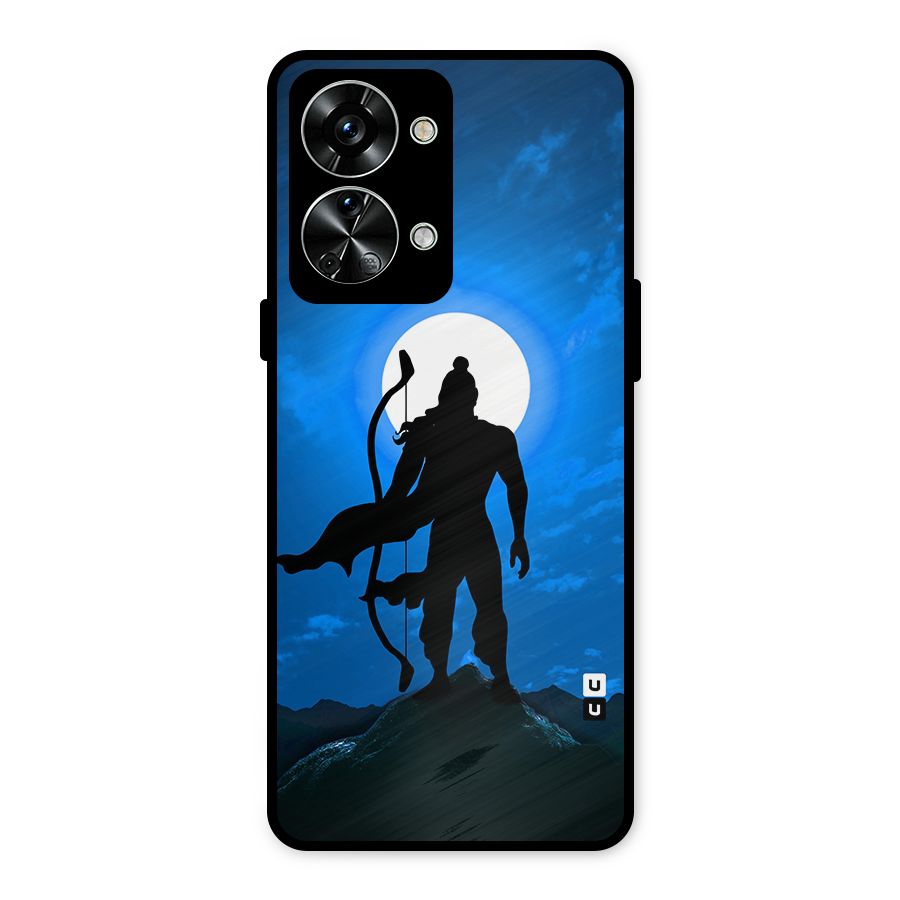 Lord Ram Illustration Metal Back Case for OnePlus Nord 2T