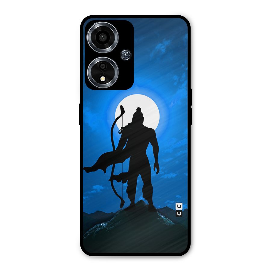 Lord Ram Illustration Metal Back Case for Oppo A59