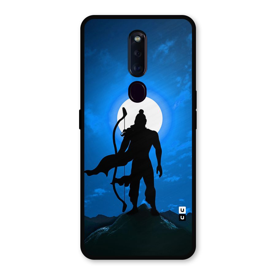 Lord Ram Illustration Metal Back Case for Oppo F11 Pro
