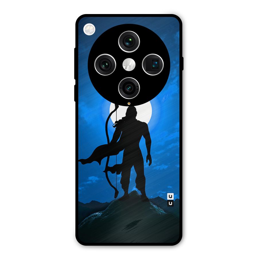 Lord Ram Illustration Metal Back Case for Oppo Find X8 Pro
