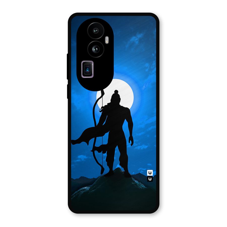 Lord Ram Illustration Metal Back Case for Oppo Reno10 Pro Plus