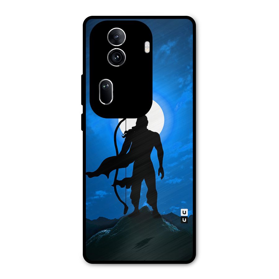 Lord Ram Illustration Metal Back Case for Oppo Reno11 Pro 5G