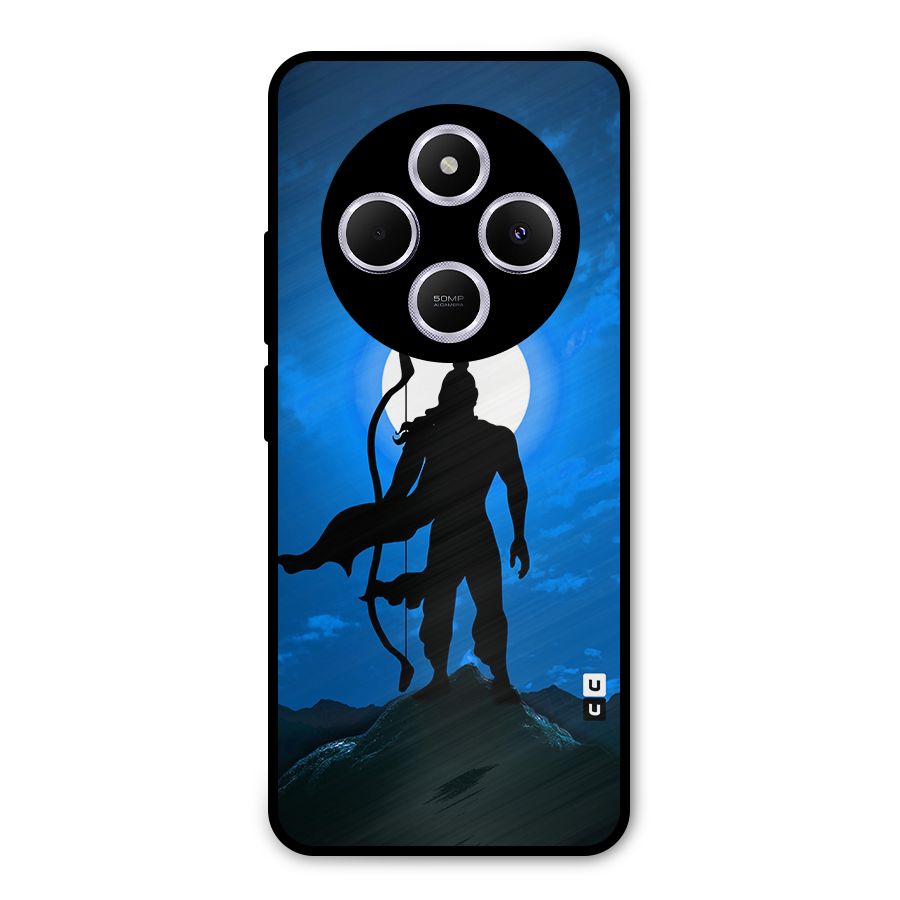 Lord Ram Illustration Metal Back Case for Poco C75 5G