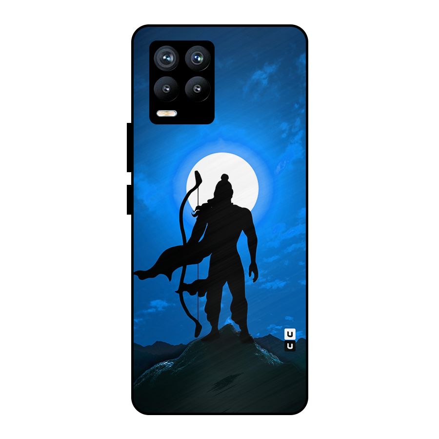 Lord Ram Illustration Metal Back Case for Realme 8 Pro