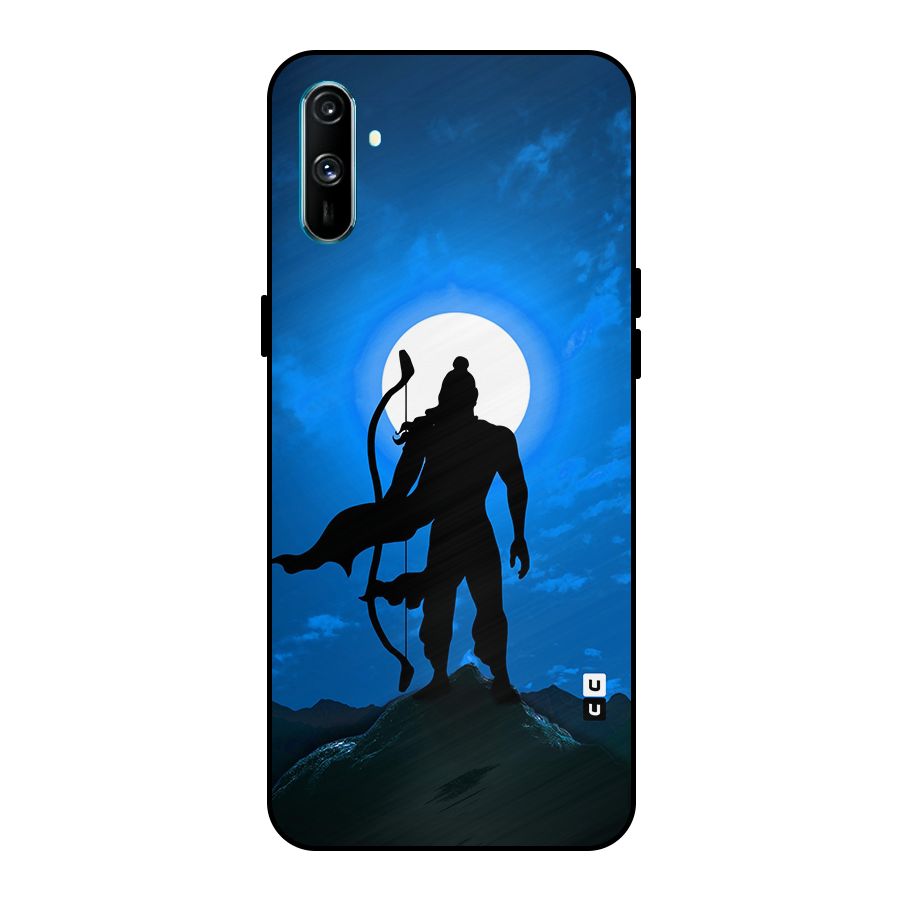 Lord Ram Illustration Metal Back Case for Realme C3